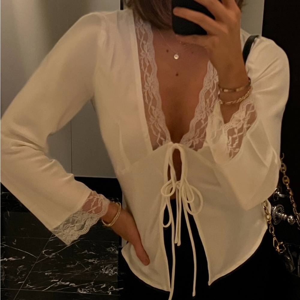 Asos Lace Tie-top